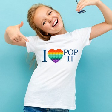 Tricou - I love pop it