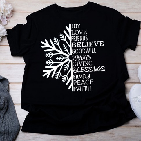 Tricou - Fulg de nea