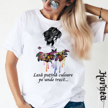 Tricou - Lasa culoare pe unde treci